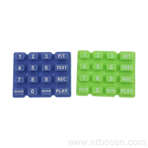Printing Carbon Pill Silicone Rubber Keypad